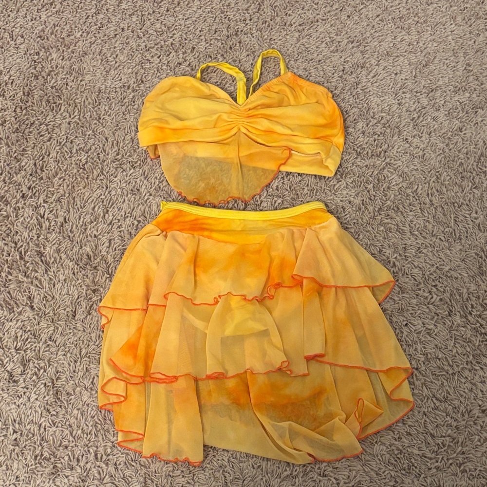 Kids Yellow and Orange Costume Set